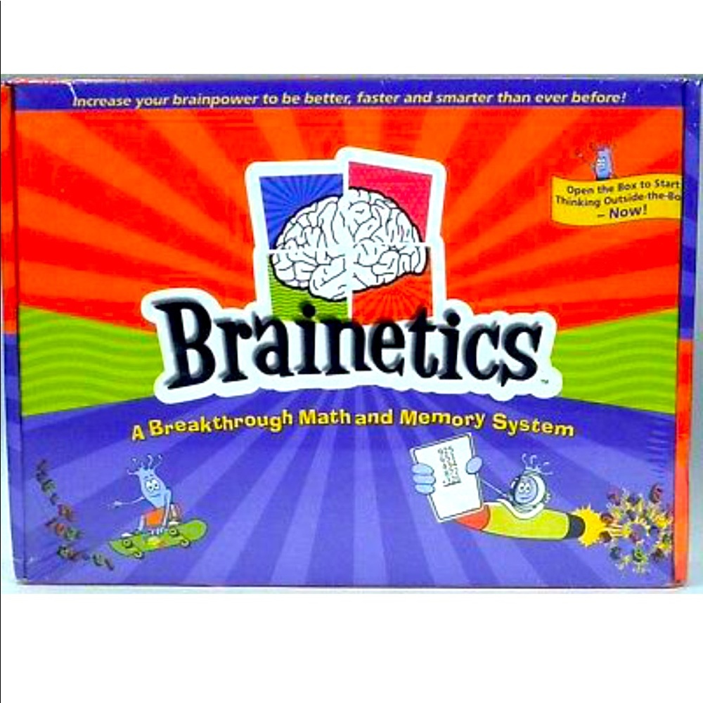 Brainetics learning Set A Breakthrough Math & Memory System Excellent Pre-Loved